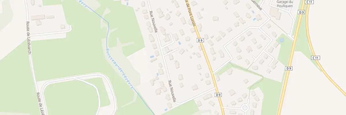 Plan du 15 Rue Nouvelle à Merlevenez