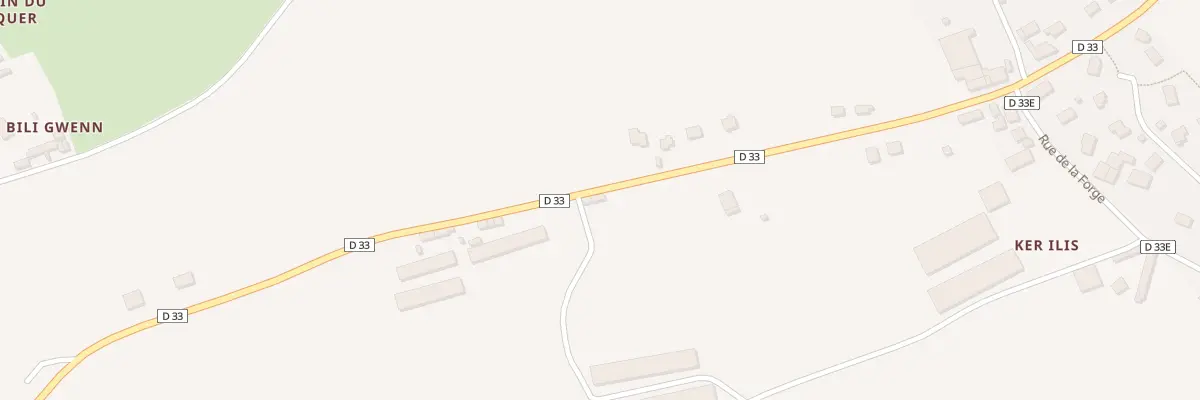 Plan du 5 Rte de Krech Gwenn à Troguéry