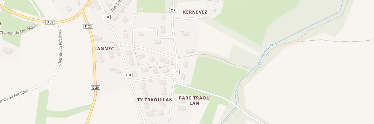 Plan du 5205F Traou Lan à Saint-Laurent