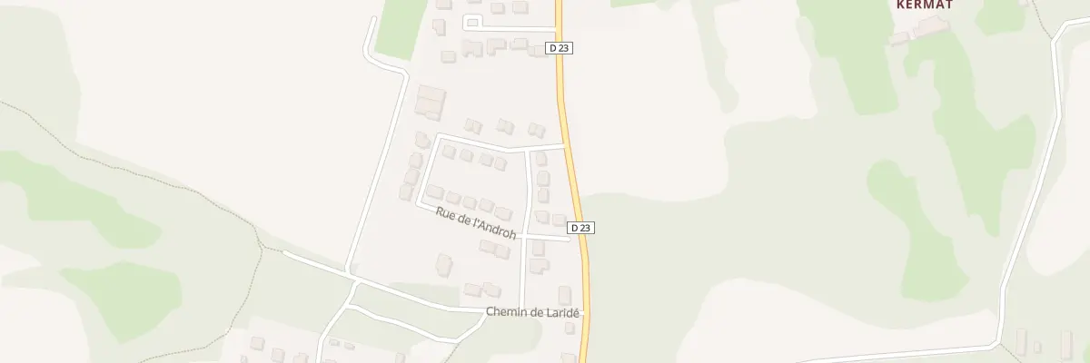 Plan du 8 Rue de la Gavotte à Inzinzac-Lochrist
