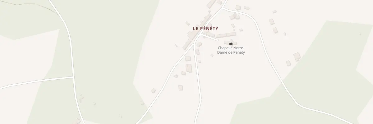 Plan du 3 Le Pénéty à Persquen