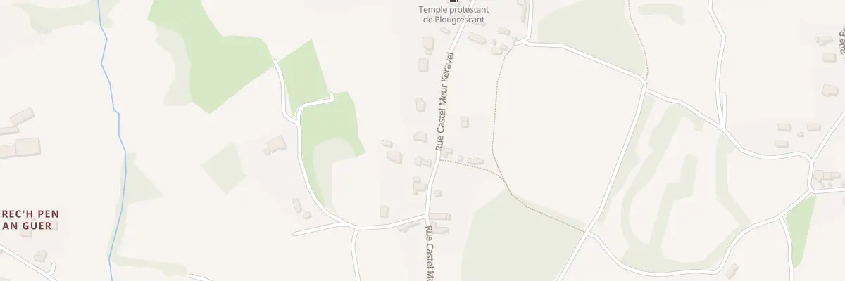 Plan du 15 Hent Gouffre à Plougrescant