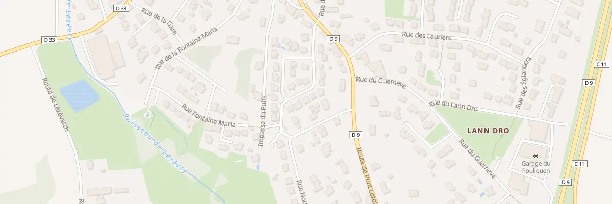 Plan du 36 Rue Anne de Bretagne à Merlevenez