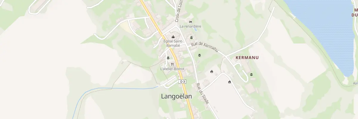 Plan du 27 Rue du Chelas à Langoëlan