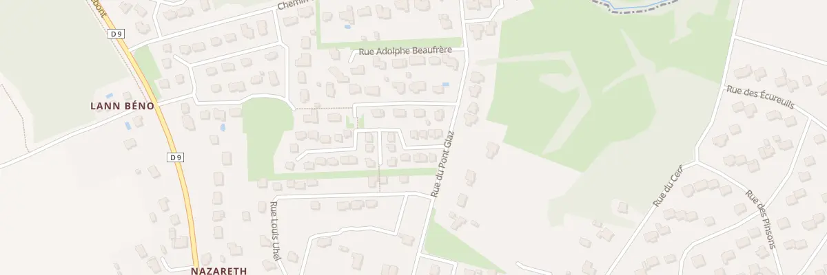 Plan du 8 Rue Léon Fleuriot à Merlevenez
