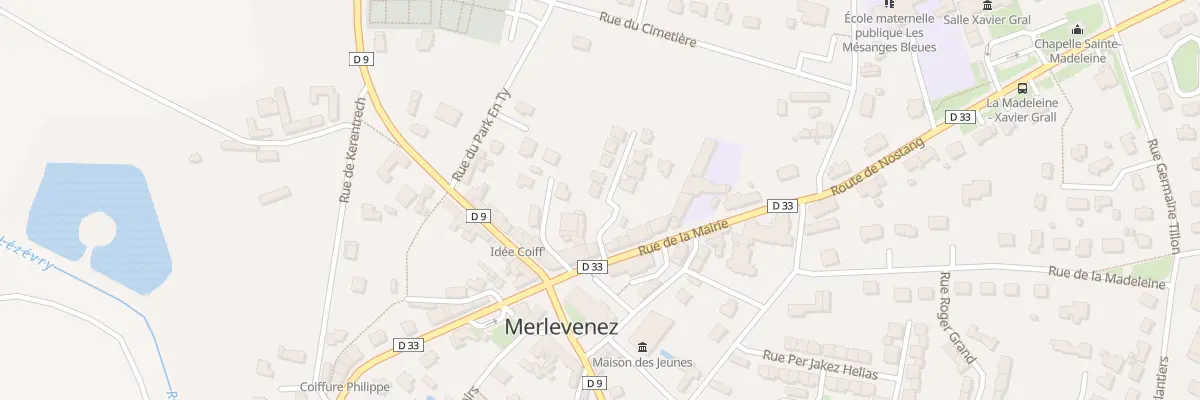 Plan du 1 Clos du Bourg à Merlevenez