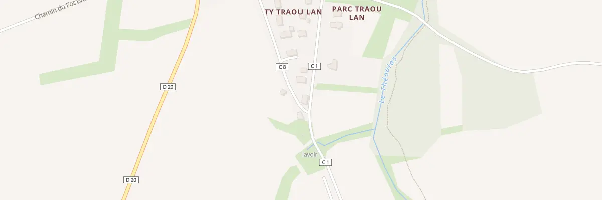 Plan du 11 Traou Lan à Saint-Laurent