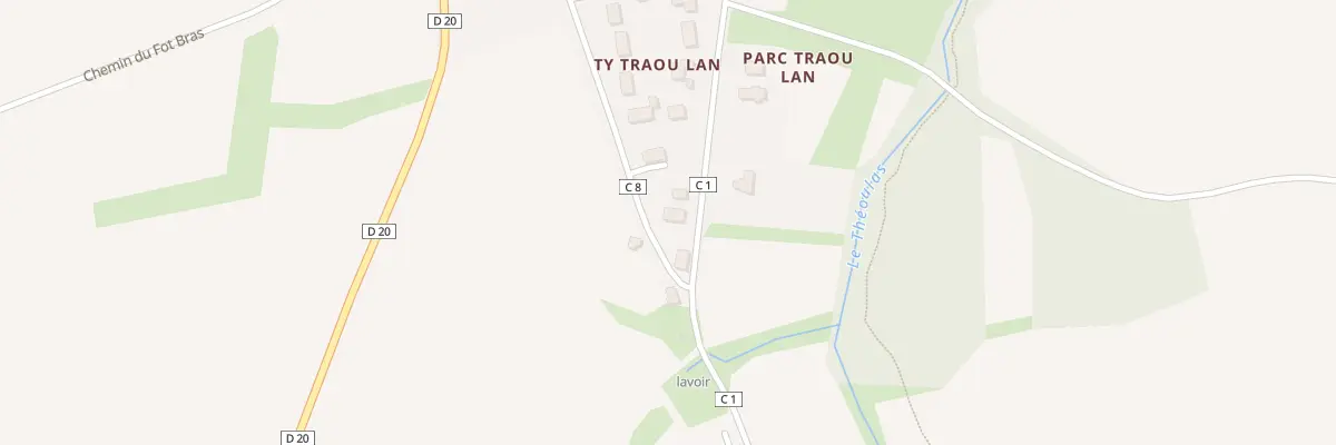 Plan du 10 Traou Lan à Saint-Laurent