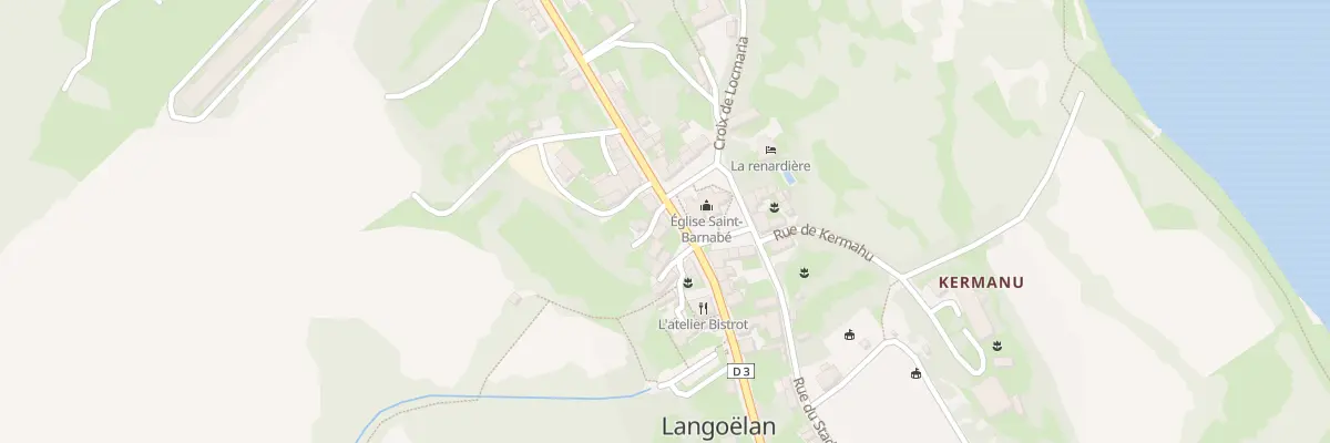 Plan du 18 Rue du Chelas à Langoëlan