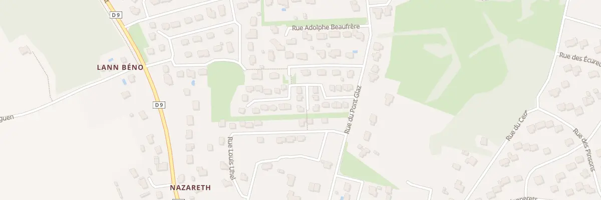 Plan du 17 Rue Léon Fleuriot à Merlevenez
