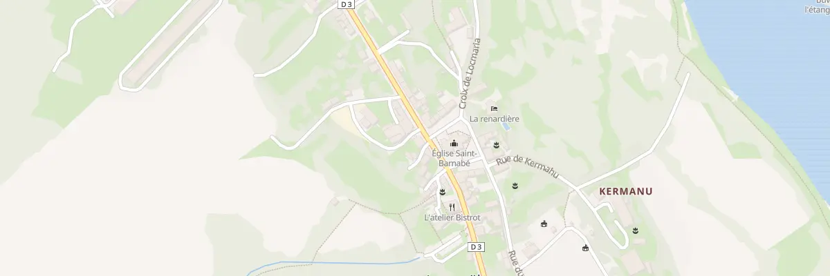 Plan du 14 Rue du Chelas à Langoëlan