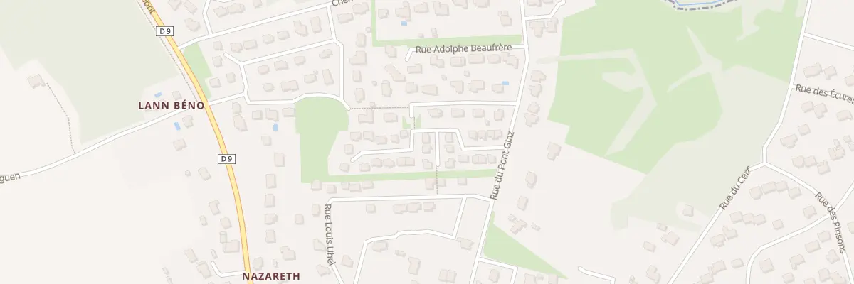 Plan du 19 Rue Léon Fleuriot à Merlevenez