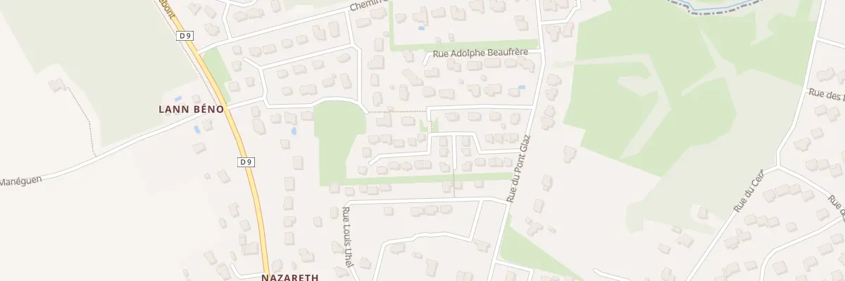 Plan du 12 Rue Léon Fleuriot à Merlevenez