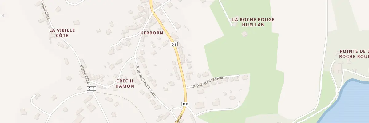 Plan du 35 Rue de Tréguier à Plouguiel