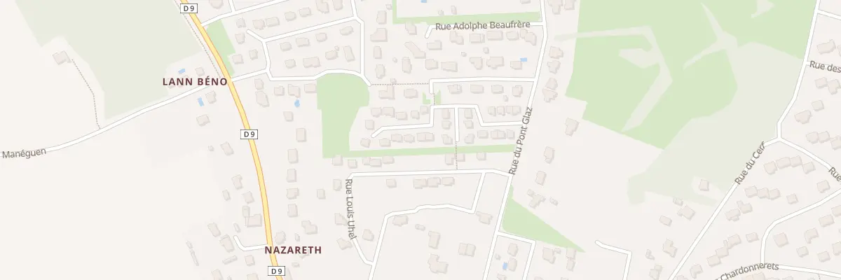 Plan du 33 Rue Léon Fleuriot à Merlevenez