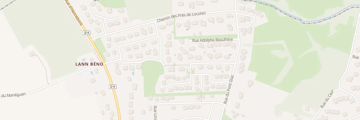 Plan du 12 Rue Pierre et Marie Curie à Merlevenez