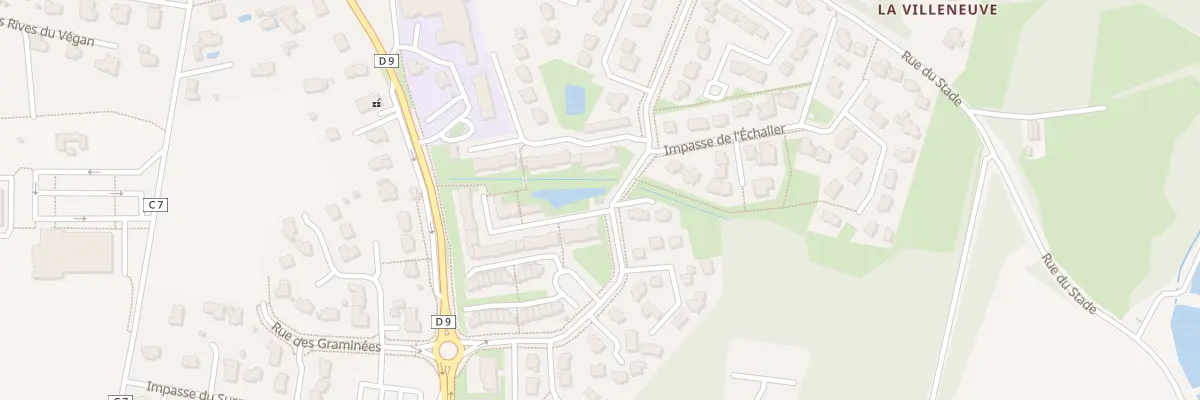 Plan du 3 Imp des Naiades à Kervignac