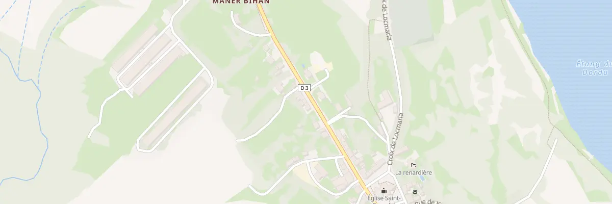 Plan du 5 Rue de Kerentree à Langoëlan