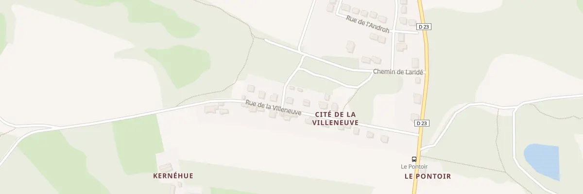 Plan du 7 Rue de la Villeneuve à Inzinzac-Lochrist