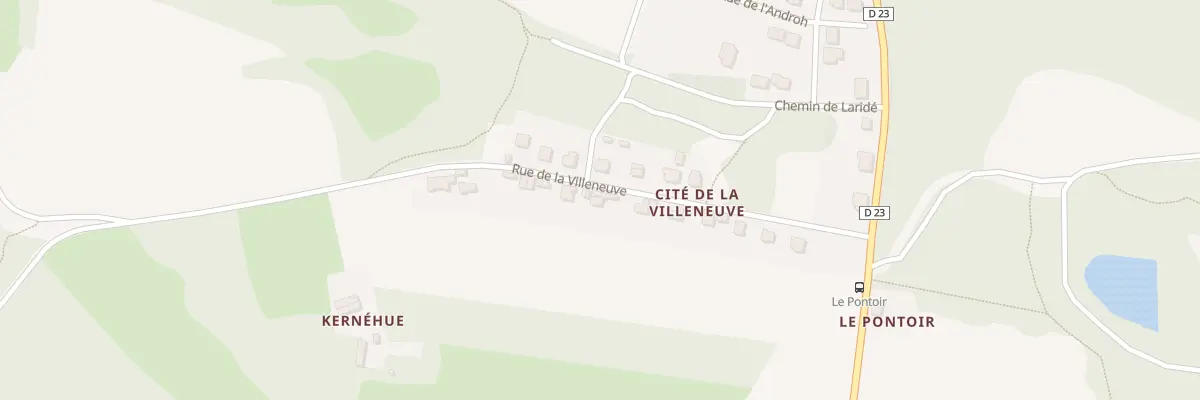Plan du 5136 La Villeneuve à Inzinzac-Lochrist