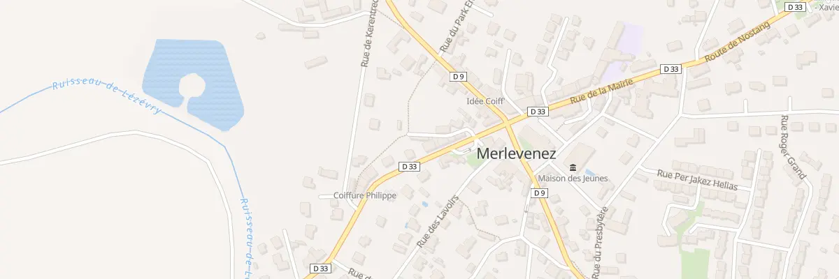 Plan du 10 Rte de Port Louis à Merlevenez
