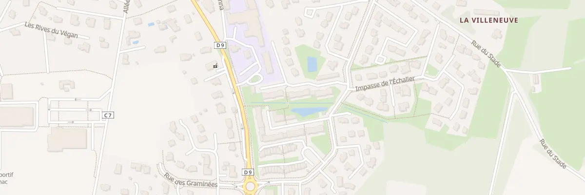 Plan du 1 Imp des Ondines à Kervignac