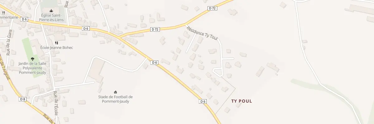 Plan du 5 Res Ty Toul à La Roche-Jaudy