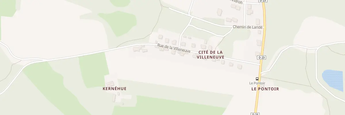 Plan du 14 Rue de la Villeneuve à Inzinzac-Lochrist