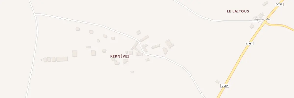 Plan du 4 Kernevez à Moustéru