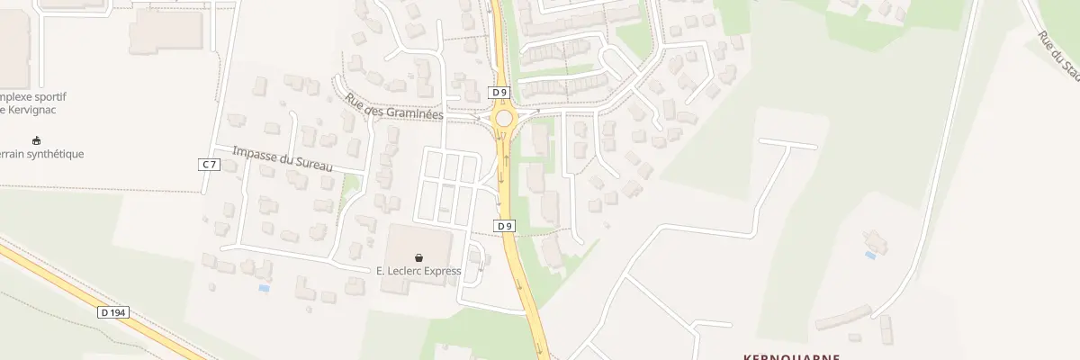 Plan du 2 Imp de Veneac à Kervignac