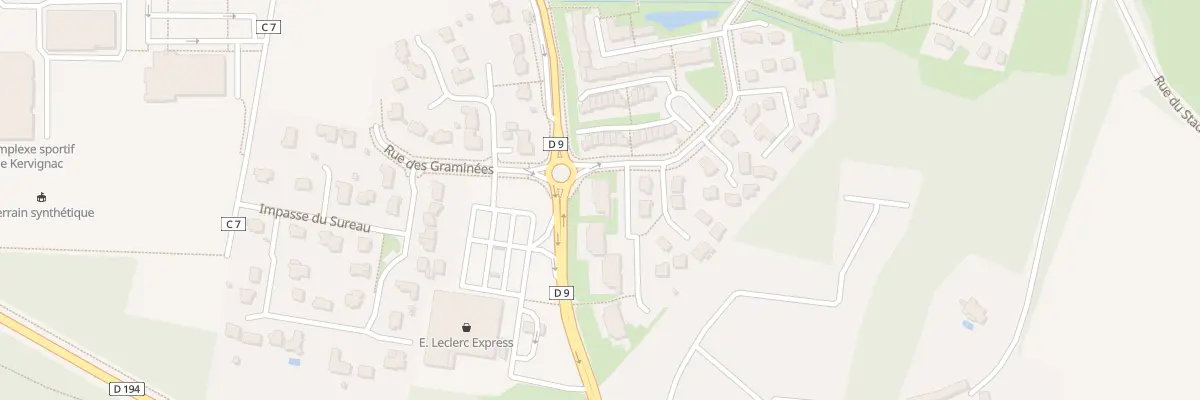 Plan du 1 Imp de Veneac à Kervignac
