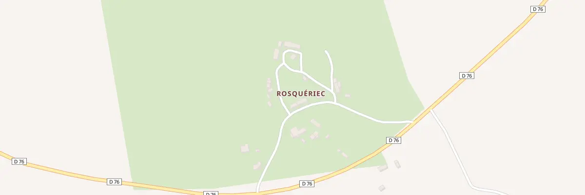 Plan du 14 Rosqueriec à Plélauff