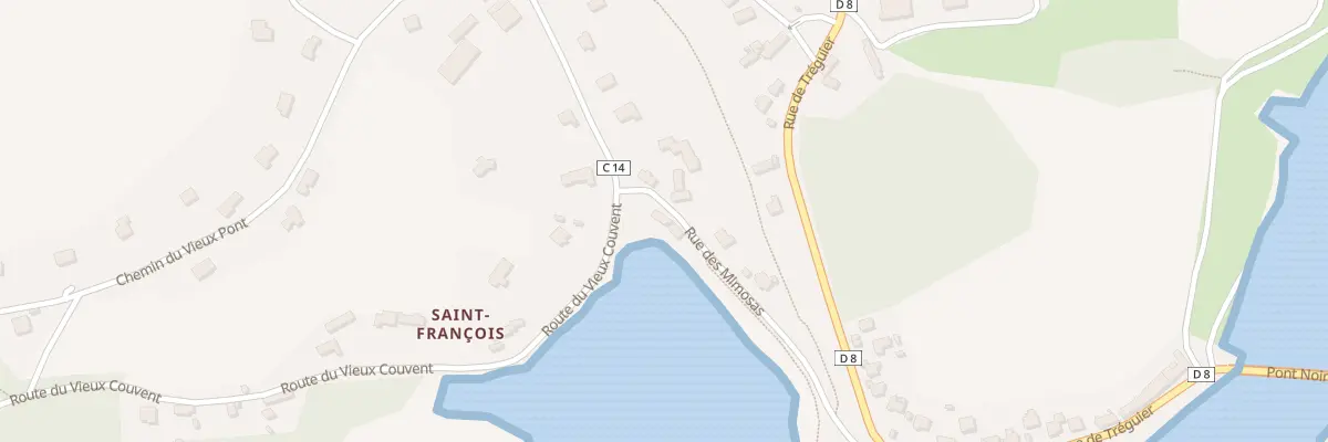 Plan du 2 Rue des Mimosas à Plouguiel