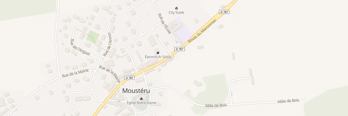 Plan du 5 Rue du Marronnier à Moustéru