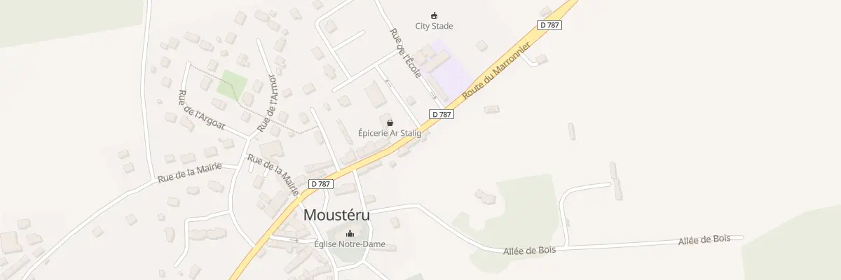 Plan du 7 Rue du Marronnier à Moustéru