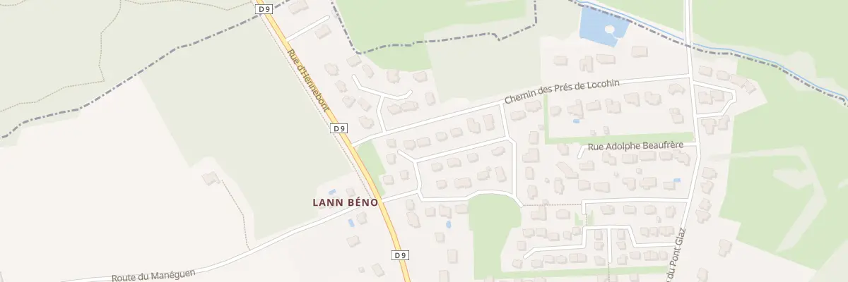 Plan du 34 Rue du Docteur Laënnec à Merlevenez