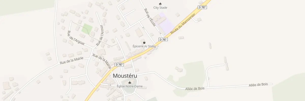 Plan du 9 Rue du Marronnier à Moustéru