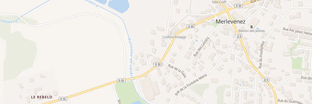 Plan du 26 Rte de Port Louis à Merlevenez