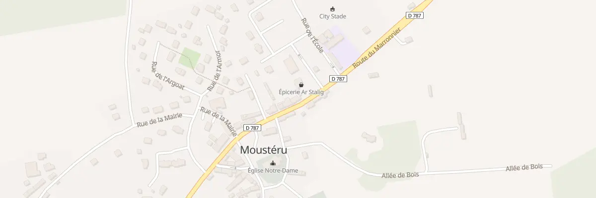 Plan du 12 Rue du Marronnier à Moustéru