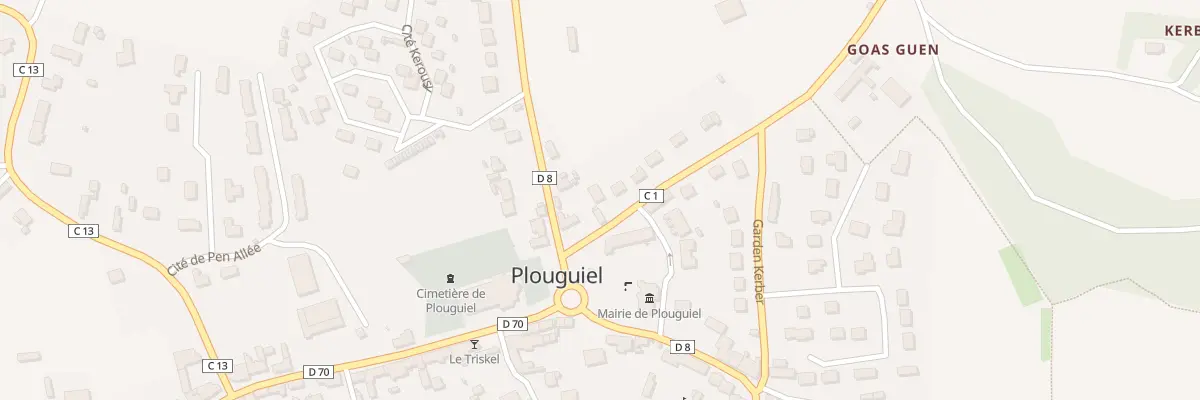 Plan du 3 Rue Saint-Joseph à Plouguiel