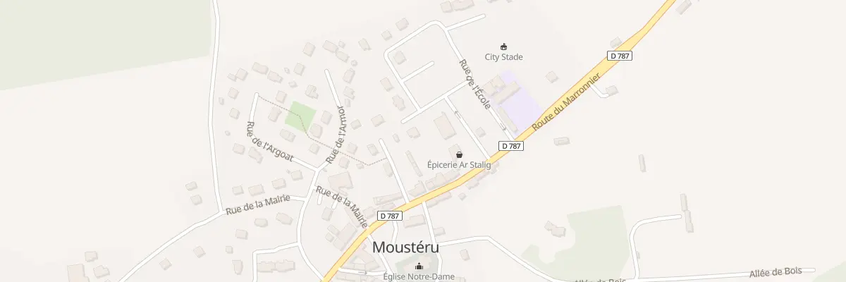 Plan du 2 Imp du Laurier à Moustéru