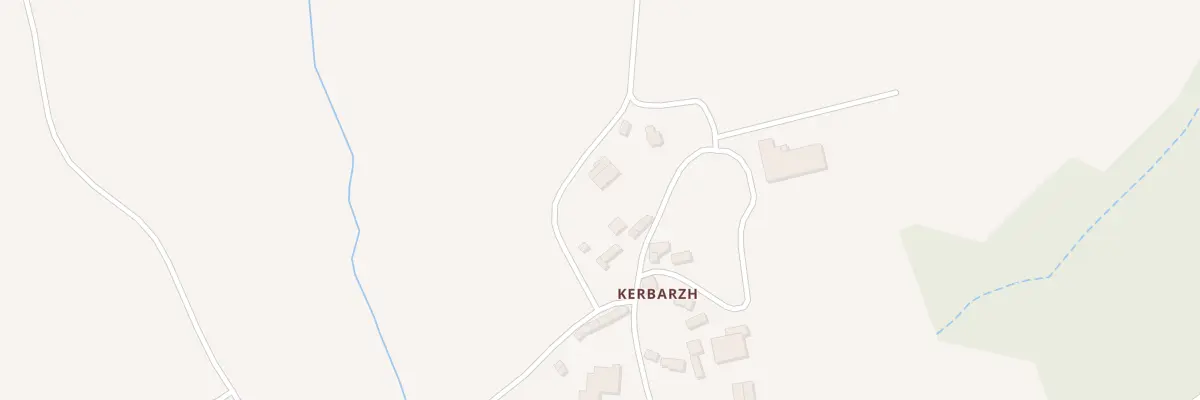 Plan du 7 Kerbars à Bourbriac