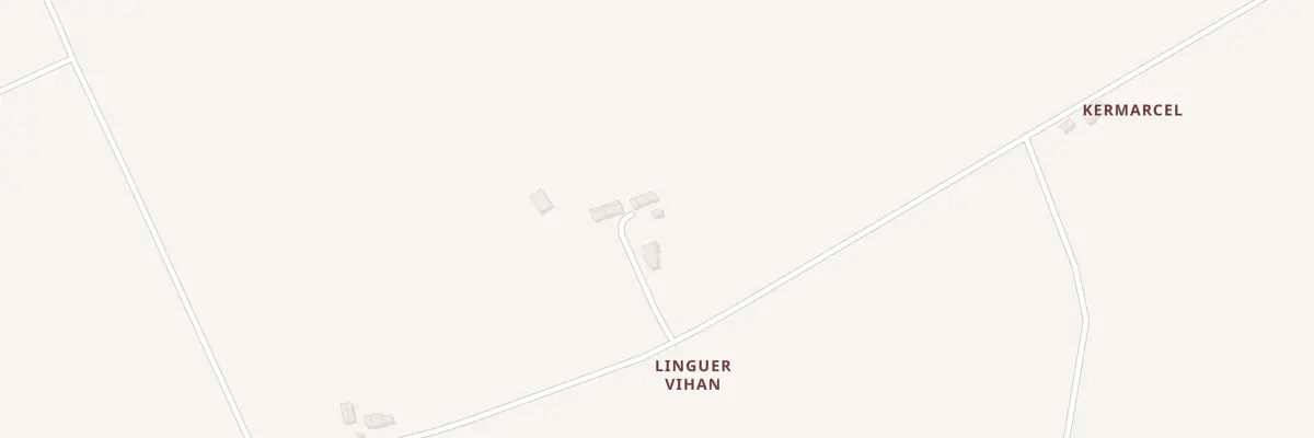 Plan du 34 Linguer Bihan à Plounévez-Quintin