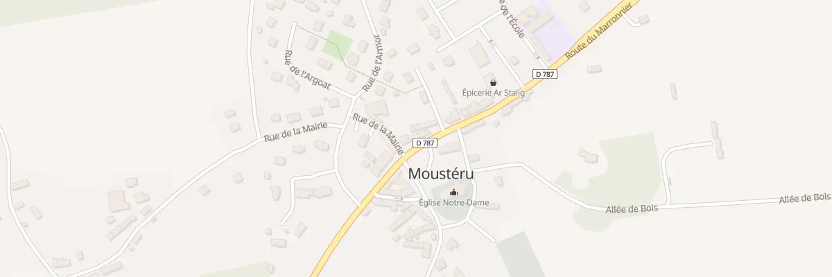 Plan du 26 Rue du Marronnier à Moustéru