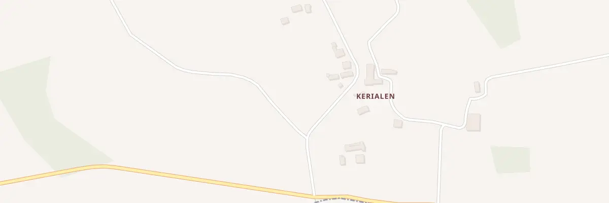 Plan du 10 Kerialain à Pédernec