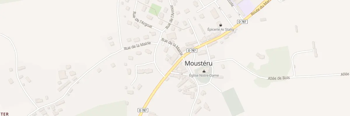 Plan du 30 Rue du Marronnier à Moustéru