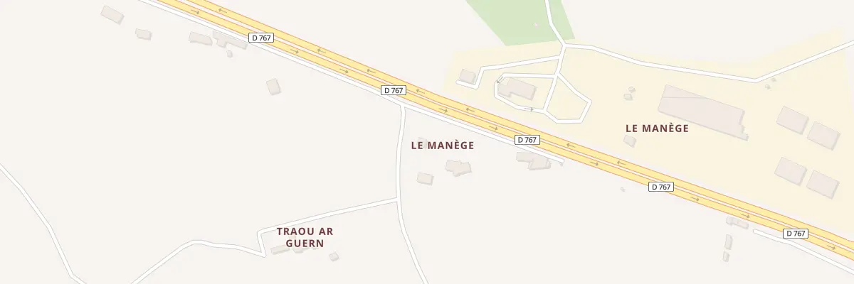 Plan du 6 Le Manege à Pédernec