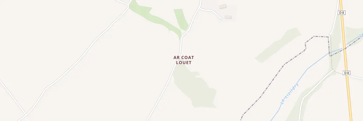 Plan du 5 Hent-dall Kergoustou à Plougrescant