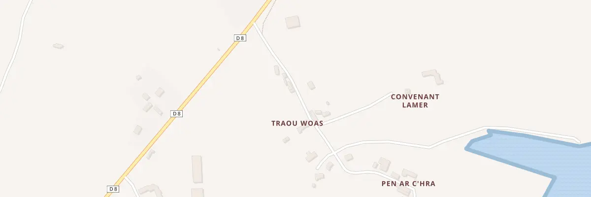 Plan du 6 Traou-Woas à Minihy-Tréguier