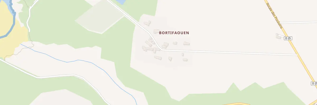 Plan du 423 Bortifaouen à Sauzon
